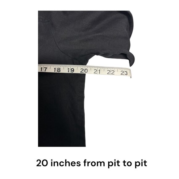 Ellen Tracy Black Magic 100% Linen Blouse Small Zip Front 3/4 Sleeve Womens Top - Picture 5 of 7